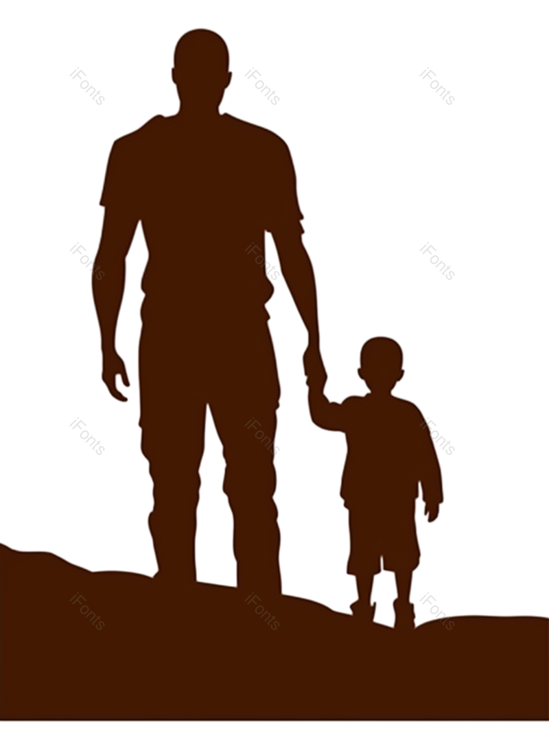 父亲节图片,人物元素,装饰元素PNG,孩子免抠素材